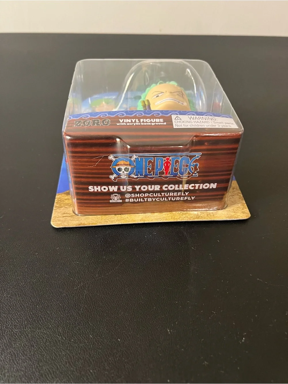 Fly Guys: One Piece - ZORO Vinyl Figure with Acrylic Background New